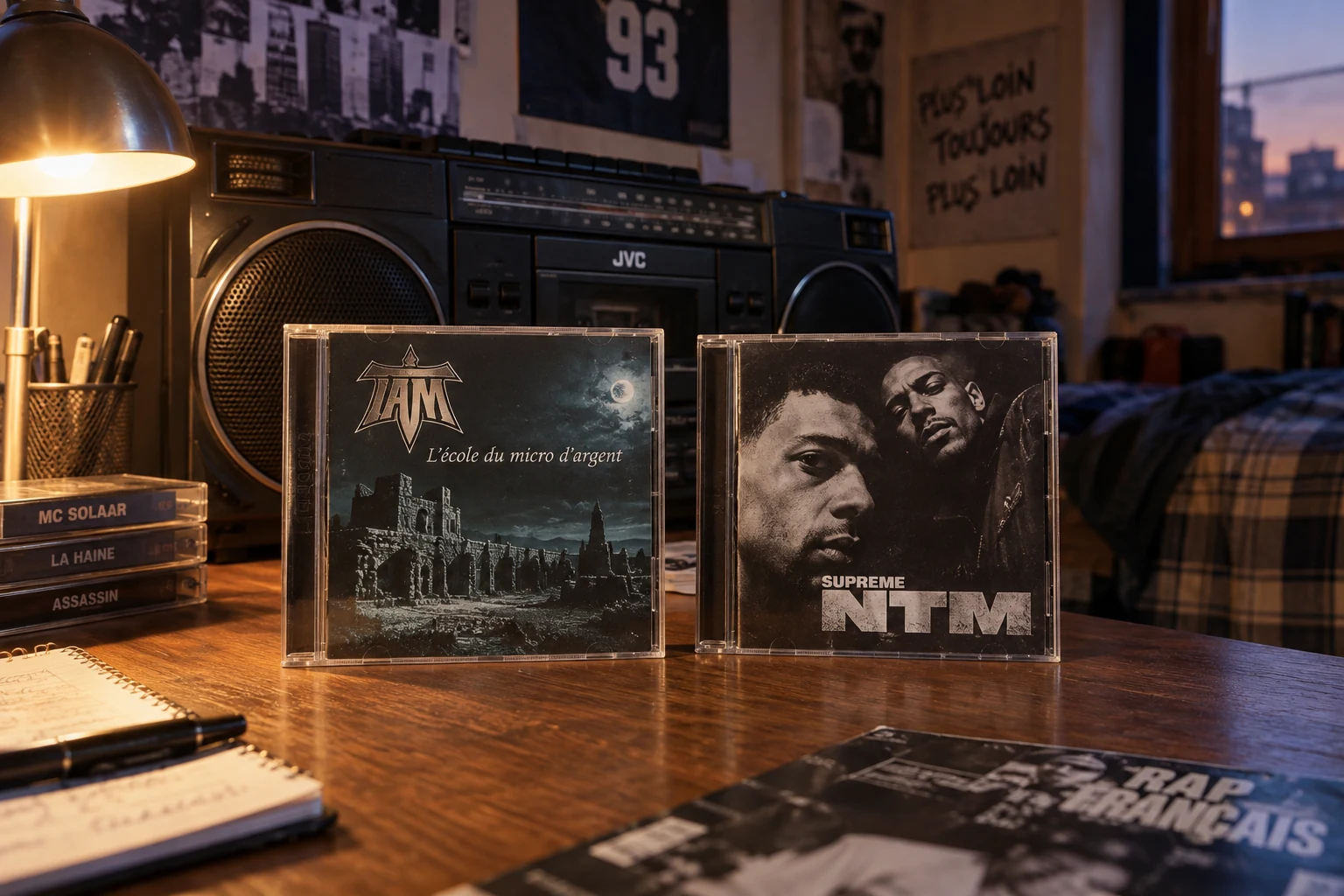 Scène reconstituée autour de Le rap français