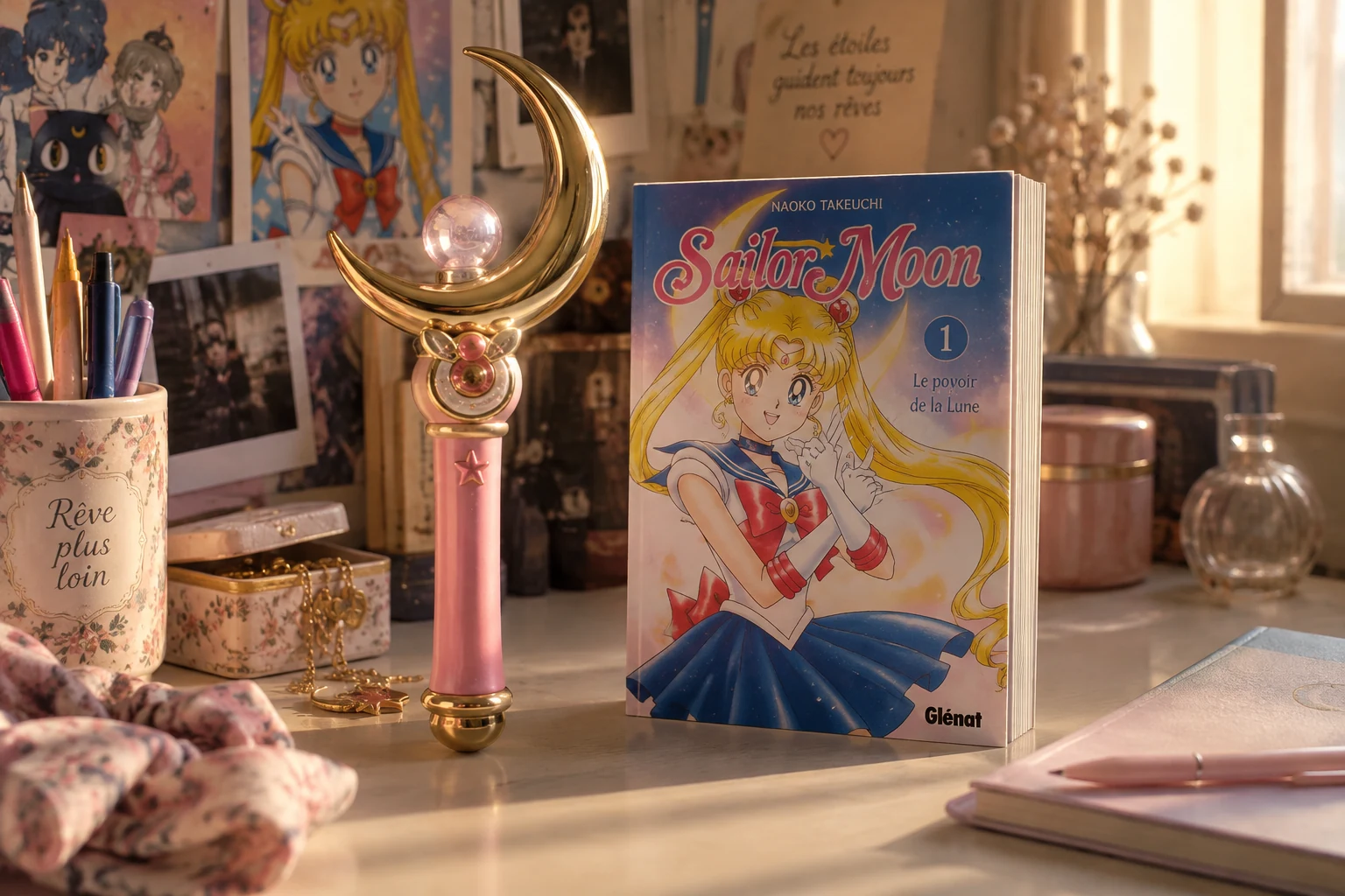 Scène reconstituée autour de Sailor Moon